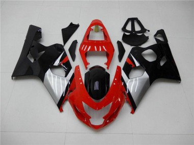 04-05 Red Black GSXR 600/750 Motorcycle Fairings