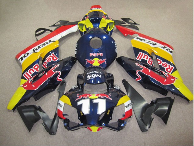 04-05 Red Bull 11 Repsol CBR1000RR Motorcycle Fairings 04-05 Red Bull 11 Repsol CBR1000RR Motorcycle Fairings
