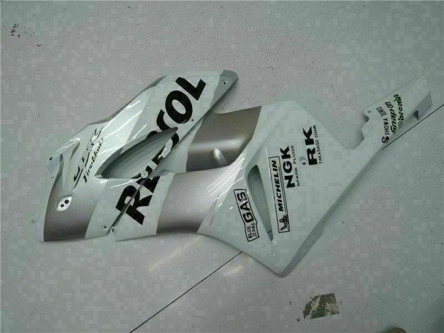 04-05 Silver White Repsol CBR1000RR Motorcycle Fairing 04-05 Silver White Repsol CBR1000RR Motorcycle Fairing