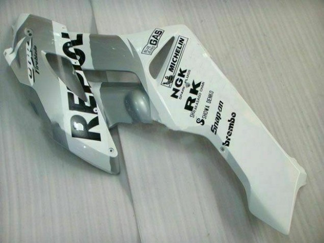 04-05 Silver White Repsol CBR1000RR Motorcycle Fairings 04-05 Silver White Repsol CBR1000RR Motorcycle Fairings