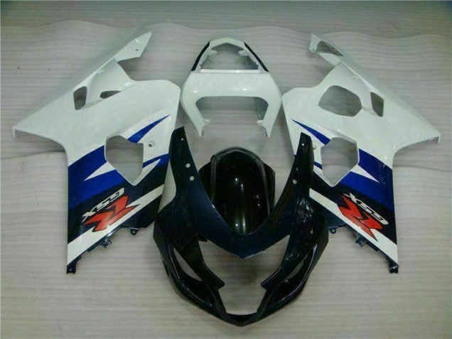 04-05 White Black GSXR 600/750 Motorcycle Fairings 04-05 White Black GSXR 600/750 Motorcycle Fairings