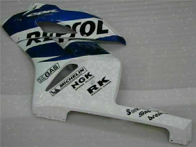 04-05 White Blue Repsol CBR1000RR Motorcycle Fairings 04-05 White Blue Repsol CBR1000RR Motorcycle Fairings