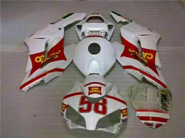 04-05 White Red CBR1000RR Motorcycle Bodywork 04-05 White Red CBR1000RR Motorcycle Bodywork