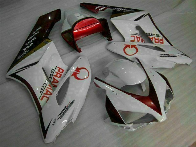 04-05 White Red CBR1000RR Motorcycle Fairing Kits 04-05 White Red CBR1000RR Motorcycle Fairing Kits