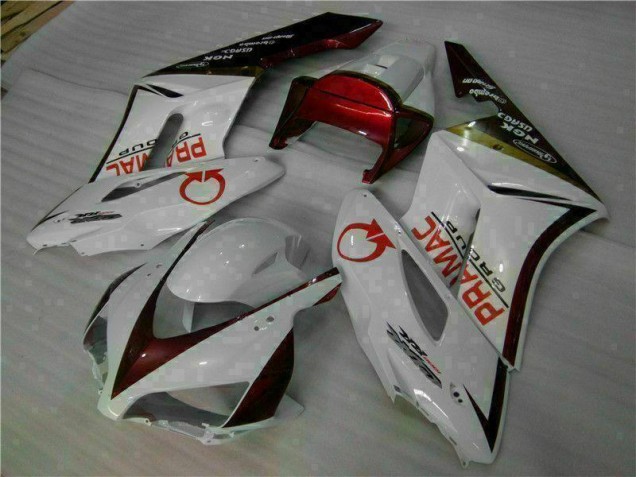 04-05 White Red CBR1000RR Motorcycle Fairing Kits 04-05 White Red CBR1000RR Motorcycle Fairing Kits