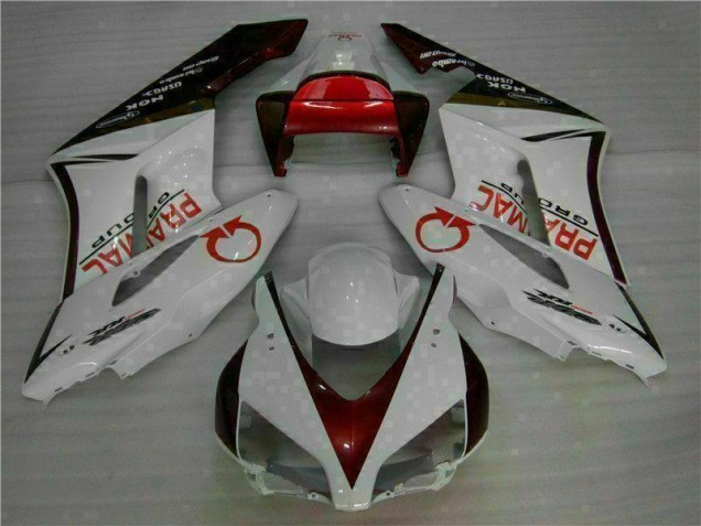 04-05 White Red CBR1000RR Motorcycle Fairing Kits 04-05 White Red CBR1000RR Motorcycle Fairing Kits