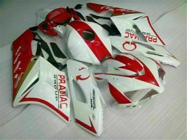 04-05 White Red CBR1000RR Motorcycle Fairing Kits & Plastic
