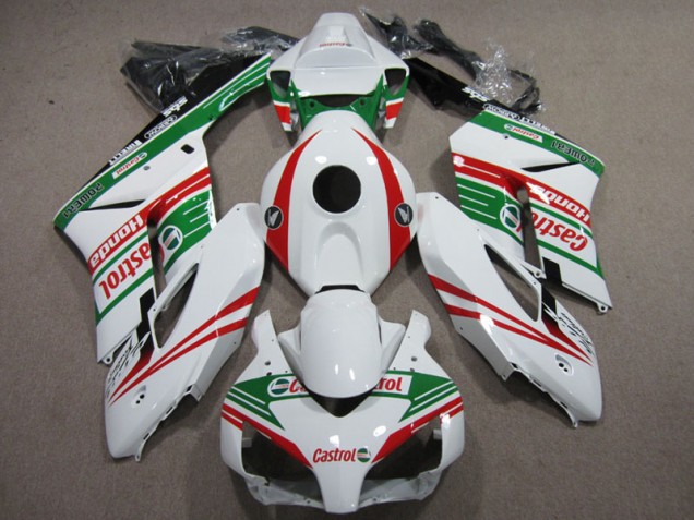 04-05 White Red Castrol CBR1000RR Motorcycle Fairings 04-05 White Red Castrol CBR1000RR Motorcycle Fairings