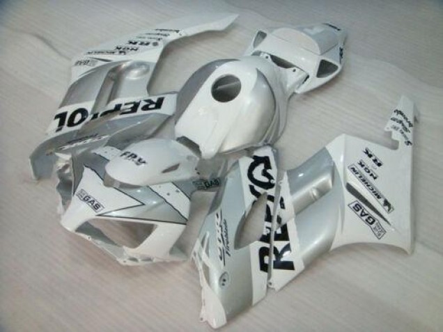 04-05 White Silver Black Repsol CBR1000RR Motorcycle Fairing