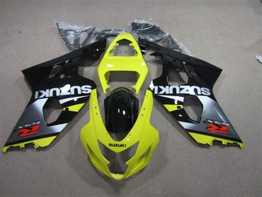 04-05 Yellow Black GSXR 600 Motorcycle Fairings