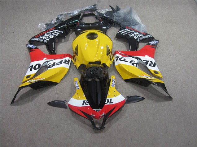 04-05 Yellow Repsol CBR1000RR Motorcycle Fairings 04-05 Yellow Repsol CBR1000RR Motorcycle Fairings