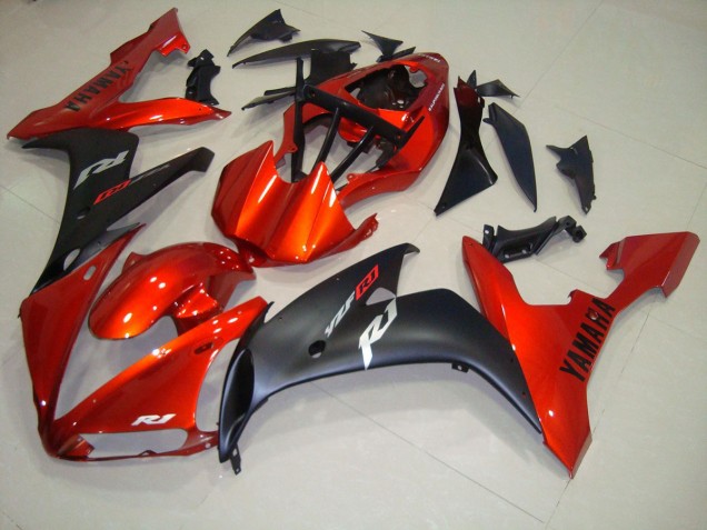 04-06 Red Matte Black YZF R1 Motorcycle Fairings 04-06 Red Matte Black YZF R1 Motorcycle Fairings