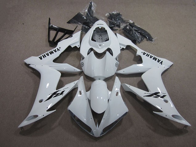 04-06 White Black Decal YZF R1 Motorcycle Fairings 04-06 White Black Decal YZF R1 Motorcycle Fairings
