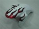 04-06 White Red Flame YZF R1 Motorcycle Fairings 04-06 White Red Flame YZF R1 Motorcycle Fairings