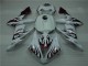 04-06 White Red Flame YZF R1 Motorcycle Fairings 04-06 White Red Flame YZF R1 Motorcycle Fairings