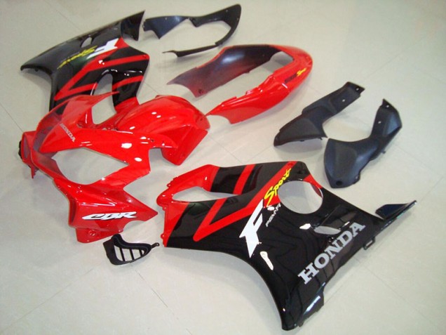04-07 Black Red CBR600 F4i Motorcycle Fairings 04-07 Black Red CBR600 F4i Motorcycle Fairings