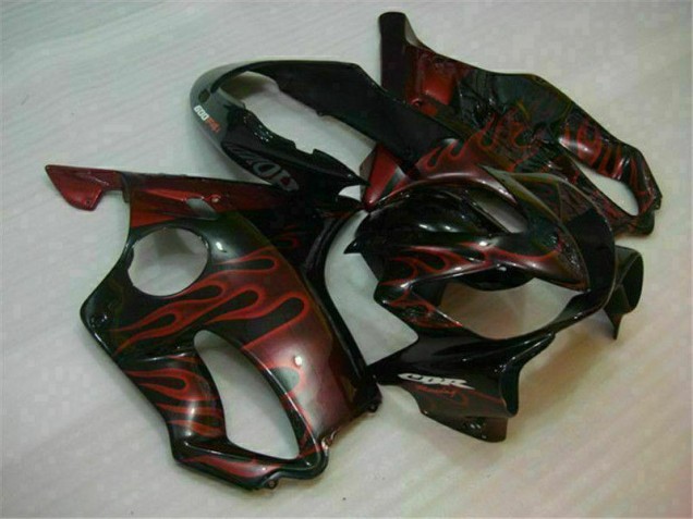 04-07 Red Flame CBR600 F4i Motorcycle Fairings 04-07 Red Flame CBR600 F4i Motorcycle Fairings