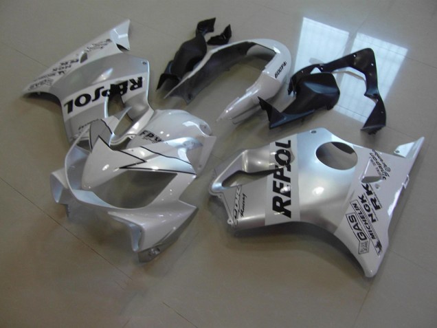 04-07 White Repsol CBR600 F4i Motorcycle Fairings 04-07 White Repsol CBR600 F4i Motorcycle Fairings