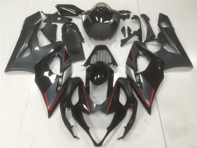 05-06 Black Grey GSXR 1000 Motorcycle Fairings 05-06 Black Grey GSXR 1000 Motorcycle Fairings