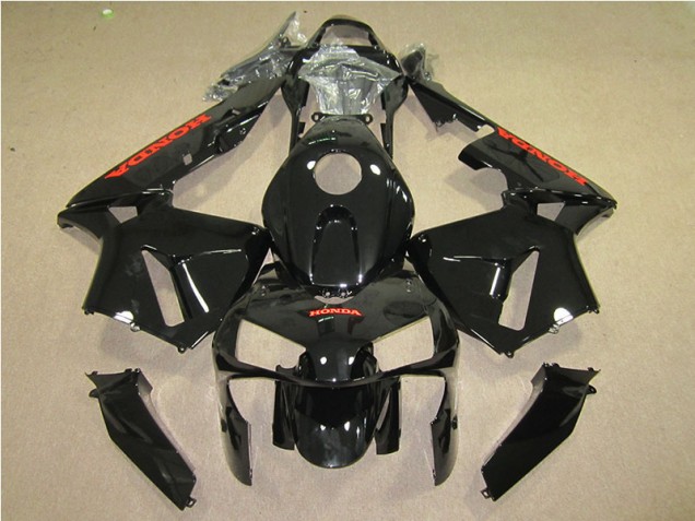 05-06 Black Red CBR600RR Motorcycle Fairing 05-06 Black Red CBR600RR Motorcycle Fairing