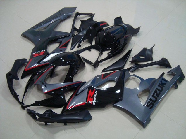05-06 Black Red Decals GSXR 1000 Motorcycle Fairings 05-06 Black Red Decals GSXR 1000 Motorcycle Fairings