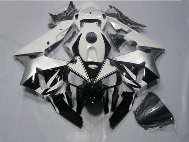 05-06 Black White CBR600RR Motorcycle Fairings