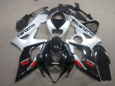 05-06 Black White GSXR 1000 Motorcycle Fairings