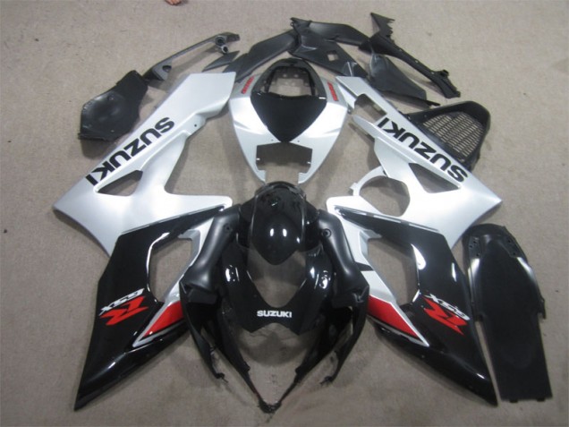 05-06 Black White GSXR 1000 Motorcycle Fairings