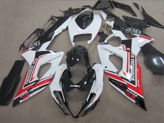 05-06 Black White Red GSXR 1000 Motorcycle Fairings 05-06 Black White Red GSXR 1000 Motorcycle Fairings