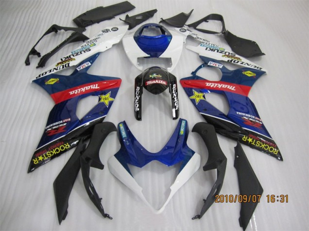 05-06 Blue Black Rockstar GSXR 1000 Motorcycle Fairings 05-06 Blue Black Rockstar GSXR 1000 Motorcycle Fairings