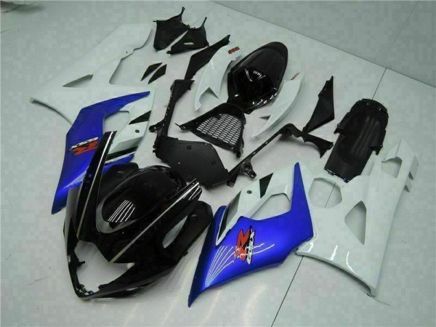 05-06 Blue White GSXR 1000 Motorcycle Fairing 05-06 Blue White GSXR 1000 Motorcycle Fairing
