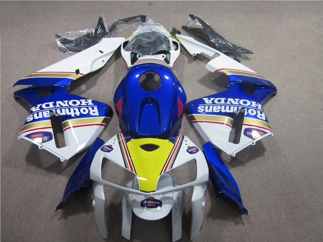 05-06 Blue White Rothmans CBR600RR Motorcycle Fairings