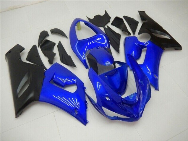 05-06 Blue ZX6R Motorcycle Fairing 05-06 Blue ZX6R Motorcycle Fairing