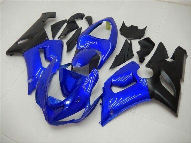 05-06 Blue ZX6R Motorcycle Fairing 05-06 Blue ZX6R Motorcycle Fairing
