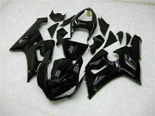 05-06 Glossy Black ZX6R Motorcycle Fairing 05-06 Glossy Black ZX6R Motorcycle Fairing