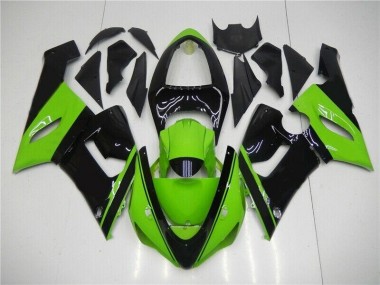 05-06 Green Black ZX6R Motorcycle Fairing