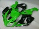 05-06 Green White Black ZX6R Motorcycle Fairings 05-06 Green White Black ZX6R Motorcycle Fairings