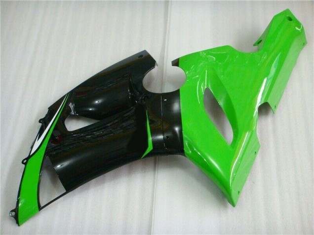 05-06 Green White Black ZX6R Motorcycle Fairings 05-06 Green White Black ZX6R Motorcycle Fairings