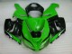 05-06 Green White Black ZX6R Motorcycle Fairings 05-06 Green White Black ZX6R Motorcycle Fairings