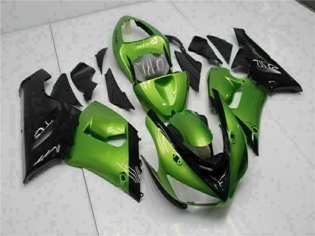 05-06 Green ZX6R Motorcycle Fairing Kits & Plastic 05-06 Green ZX6R Motorcycle Fairing Kits & Plastic