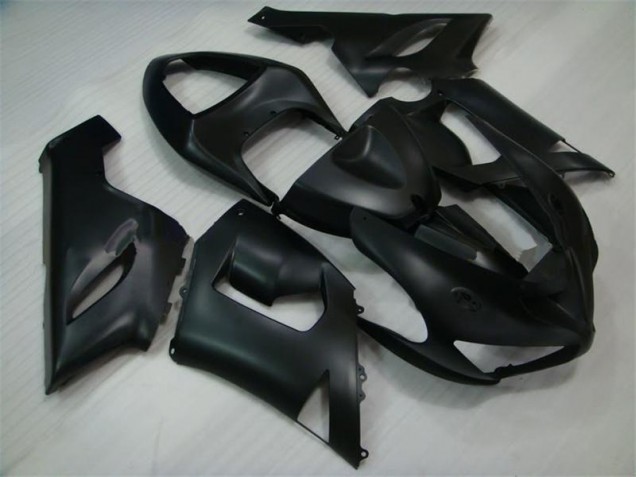 05-06 Matte Black ZX6R Motorcycle Fairings 05-06 Matte Black ZX6R Motorcycle Fairings