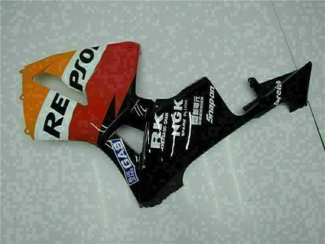 05-06 Orange Black Repsol CBR600RR Motorcycle Bodywork 05-06 Orange Black Repsol CBR600RR Motorcycle Bodywork