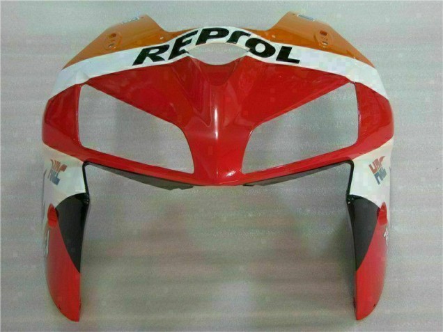 05-06 Orange Black Repsol CBR600RR Motorcycle Fairing 05-06 Orange Black Repsol CBR600RR Motorcycle Fairing