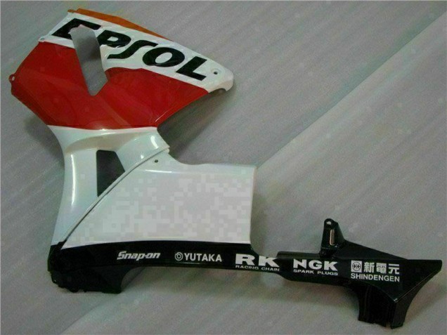 05-06 Orange Black Repsol CBR600RR Motorcycle Fairing 05-06 Orange Black Repsol CBR600RR Motorcycle Fairing