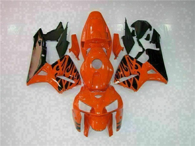 05-06 Orange CBR600RR Motorcycle Fairing 05-06 Orange CBR600RR Motorcycle Fairing
