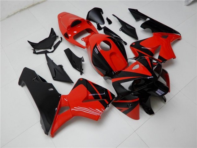 05-06 Red Black CBR600RR Motorcycle Fairing 05-06 Red Black CBR600RR Motorcycle Fairing