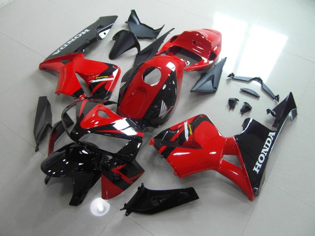 05-06 Red Black CBR600RR Motorcycle Fairings 05-06 Red Black CBR600RR Motorcycle Fairings
