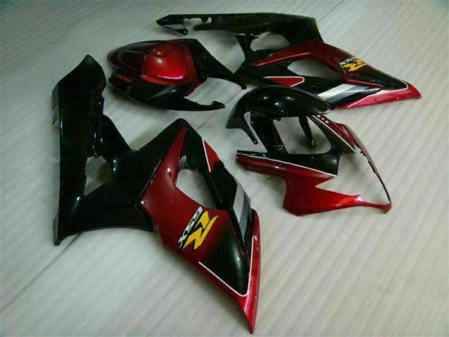 05-06 Red Black GSXR 1000 Motorcycle Fairing