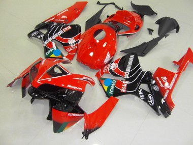 05-06 Red Black Jomo CBR600RR Motorcycle Fairings