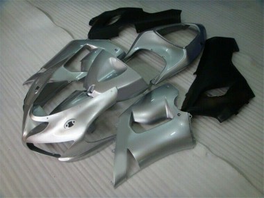 05-06 Silver Black ZX6R Motorcycle Fairings